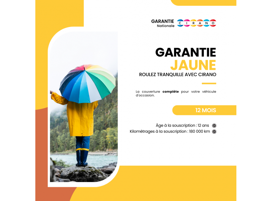 Garantie 12 mois jaune CIRANO