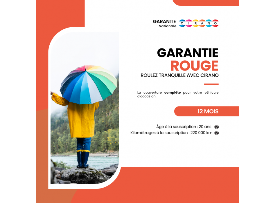 Garantie 12 mois rouge CIRANO