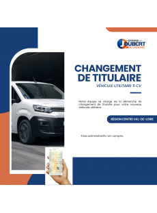 Changement de titulaire 7 CV